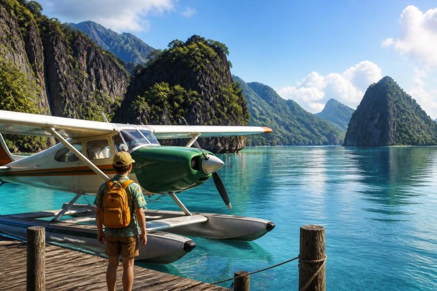 Lou’s Lagoon PS5 çıkış tarihi ve oynanış özellikleri için tropikal adalar üzerinde uçan seaplane
