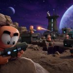 Worms Galactic Tactics oyun özellikleri ve platformları için 3D savaş arenası