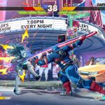 Marvel Tōkon: Fighting Souls oyunundan Marvel kahramanlarının yer aldığı dövüş sahnesi